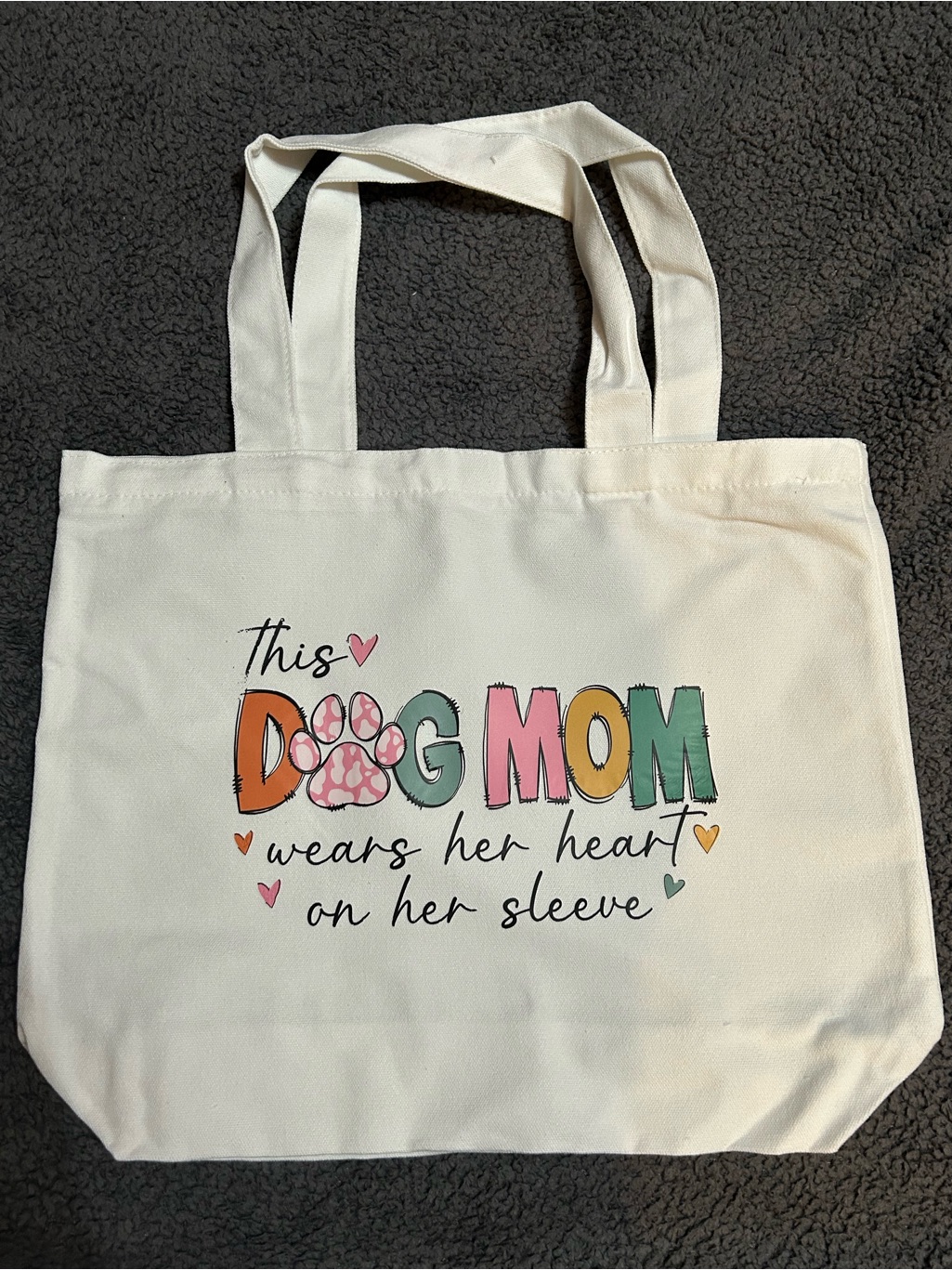 Brand New Dog Mom Tote Bag